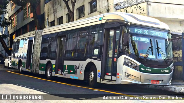 Via Sudeste Transportes S.A. 5 2140 na cidade de São Paulo, São Paulo, Brasil, por Adriano Gonçalves Soares Dos Santos. Número da foto: #13235010.