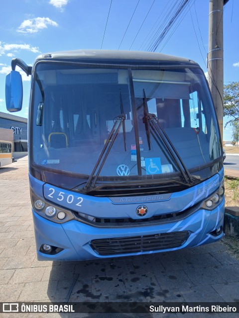 Única Transportes 2502 na cidade de Anápolis, Goiás, Brasil, por Sullyvan Martins Ribeiro. Número da foto: #13236900.