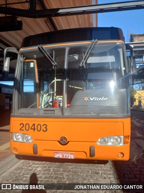 Auto Viação São José dos Pinhais 20403 na cidade de Curitiba, Paraná, Brasil, por JONATHAN EDUARDO CANTOR. Número da foto: #13235454.