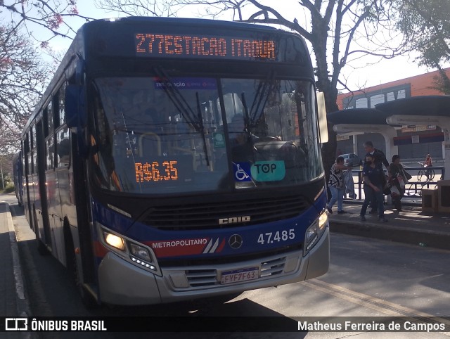 ATT - Alto Tietê Transportes 47485 na cidade de Arujá, São Paulo, Brasil, por Matheus Ferreira de Campos. Número da foto: #13235218.