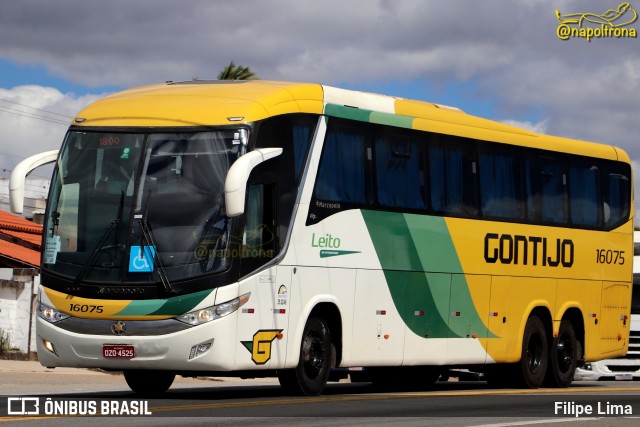 Empresa Gontijo de Transportes 16075 na cidade de Manoel Vitorino, Bahia, Brasil, por Filipe Lima. Número da foto: #13236883.
