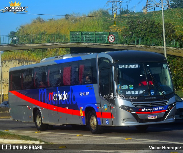 Transportes Machado RJ 162.037 na cidade de Duque de Caxias, Rio de Janeiro, Brasil, por Victor Henrique. Número da foto: #13236956.