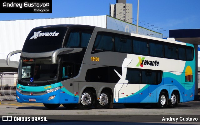 Viação Xavante 15100 na cidade de Goiânia, Goiás, Brasil, por Andrey Gustavo. Número da foto: #13236854.