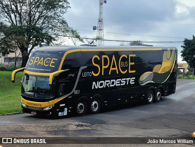 Expresso Nordeste 5511 na cidade de Foz do Iguaçu, Paraná, Brasil, por João Marcos William. Número da foto: #13235627.