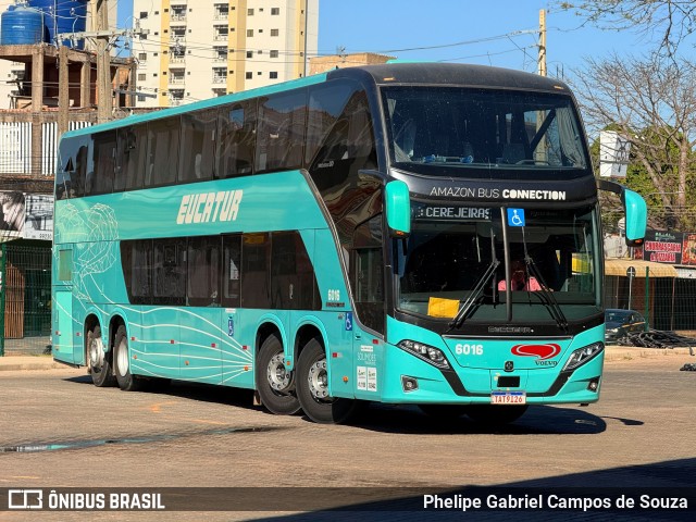 Eucatur - Empresa União Cascavel de Transportes e Turismo 6016 na cidade de Porto Velho, Rondônia, Brasil, por Phelipe Gabriel Campos de Souza. Número da foto: #13236746.