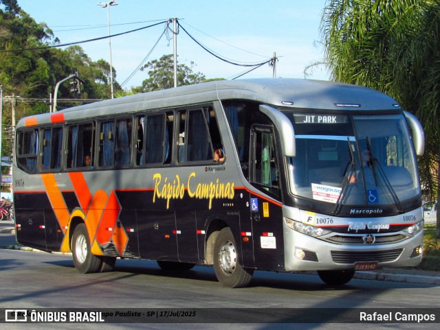 Rápido Campinas 10076 na cidade de Campo Limpo Paulista, São Paulo, Brasil, por Rafael Campos. Número da foto: #13237068.