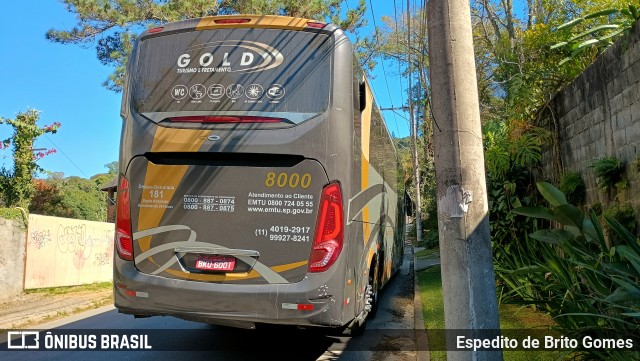 Gold Turismo e Fretamento 8000 na cidade de Mairiporã, São Paulo, Brasil, por Espedito de Brito Gomes. Número da foto: #13237522.