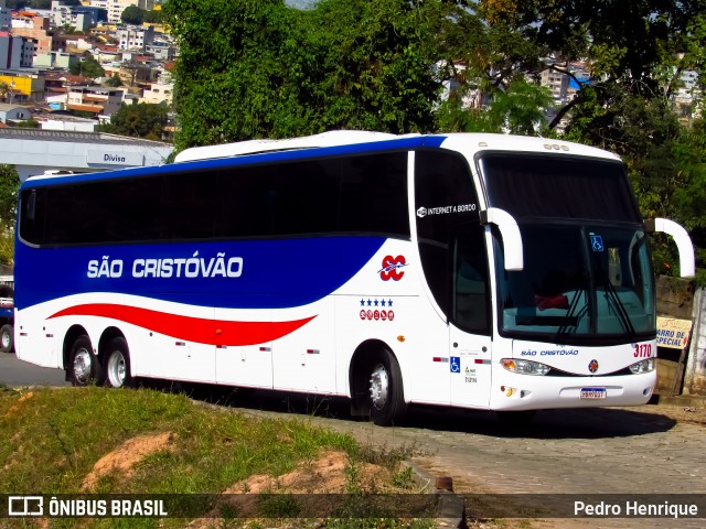Viação São Cristóvão 3170 na cidade de Divinópolis, Minas Gerais, Brasil, por Pedro Henrique. Número da foto: #13236096.