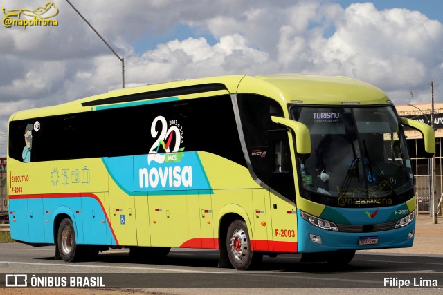 Novisa Transportes Rodoviários e Serviços F-2023 na cidade de Jaguaquara, Bahia, Brasil, por Filipe Lima. Número da foto: #13236827.