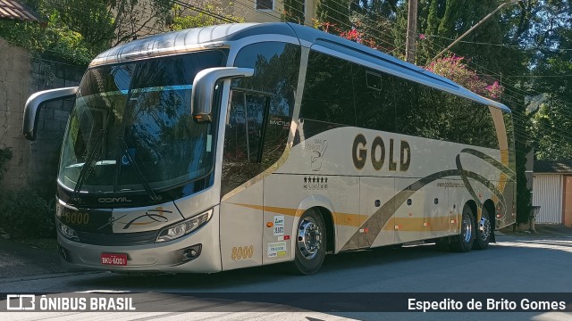 Gold Turismo e Fretamento 8000 na cidade de Mairiporã, São Paulo, Brasil, por Espedito de Brito Gomes. Número da foto: #13237529.