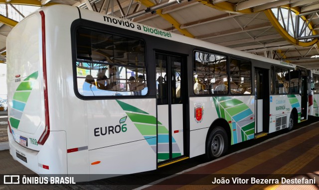 TCCC - Transporte Coletivo Cidade Canção 7608 na cidade de Maringá, Paraná, Brasil, por João Vitor Bezerra Destefani. Número da foto: #13237744.