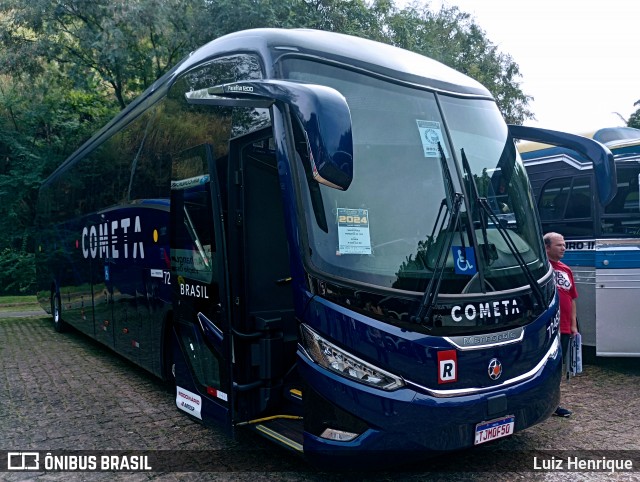 Viação Cometa 724524 na cidade de Campinas, São Paulo, Brasil, por Luiz Henrique. Número da foto: #13235314.