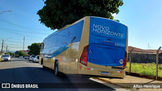 Viação Novo Horizonte 591311 na cidade de Paulínia, São Paulo, Brasil, por Allan Henrique. Número da foto: #13235319.