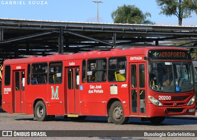 Auto Viação São José dos Pinhais 20200 na cidade de Curitiba, Paraná, Brasil, por Busologia Gabrielística. Número da foto: #13235583.