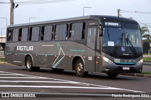 Empresa de Transporte Pgtur 1182 na cidade de Umuarama, Paraná, Brasil, por Flavio Rodrigues Silva. Número da foto: #13235963.