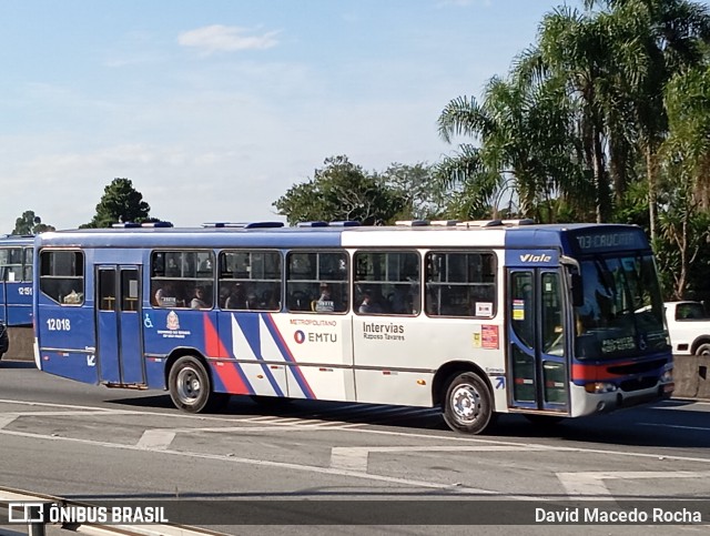 Auto Viação Bragança Metropolitana > Viação Raposo Tavares 12.018 na cidade de Cotia, São Paulo, Brasil, por David Macedo Rocha. Número da foto: #13235329.