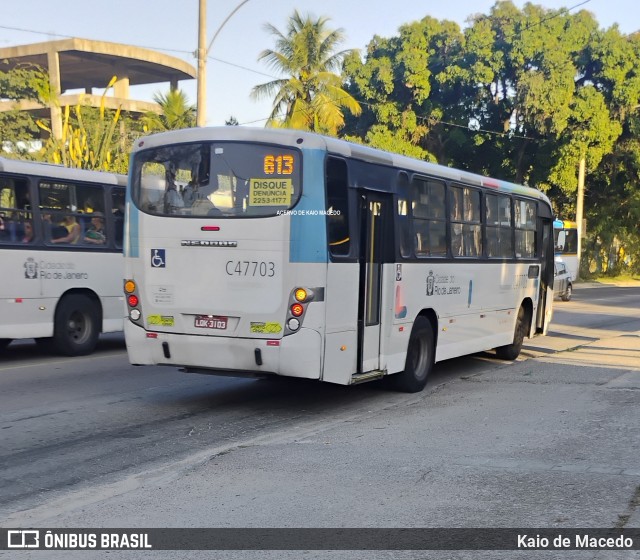 Viação Redentor C47703 na cidade de Rio de Janeiro, Rio de Janeiro, Brasil, por Kaio de Macedo. Número da foto: #13235871.
