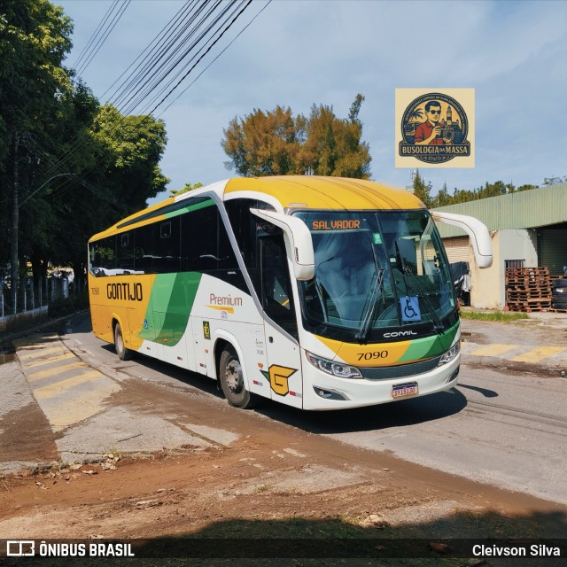 Empresa Gontijo de Transportes 7090 na cidade de Salvador, Bahia, Brasil, por Cleivson Silva. Número da foto: #13237655.