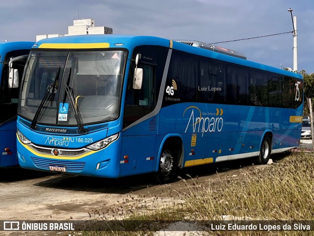 Viação Nossa Senhora do Amparo RJ 186.025 na cidade de Niterói, Rio de Janeiro, Brasil, por Luiz Eduardo Lopes da Silva. Número da foto: #13235116.