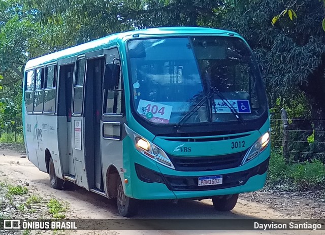VRS - Viação Roberto Santana 3012 na cidade de São Cristóvão, Sergipe, Brasil, por Dayvison Santiago. Número da foto: #13235036.