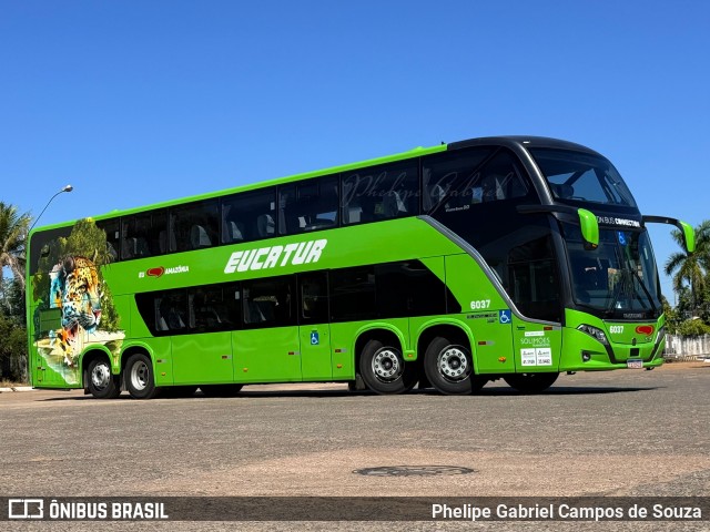 Eucatur - Empresa União Cascavel de Transportes e Turismo 6037 na cidade de Porto Velho, Rondônia, Brasil, por Phelipe Gabriel Campos de Souza. Número da foto: #13236604.