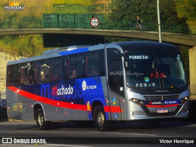 Transportes Machado RJ 162.014 na cidade de Duque de Caxias, Rio de Janeiro, Brasil, por Victor Henrique. Número da foto: #13236955.