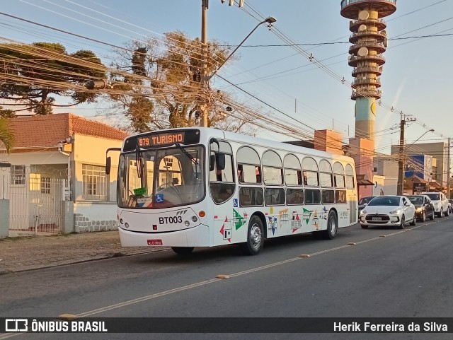 Transporte Coletivo Glória BT003 na cidade de Curitiba, Paraná, Brasil, por Herik Ferreira da Silva. Número da foto: #13237210.