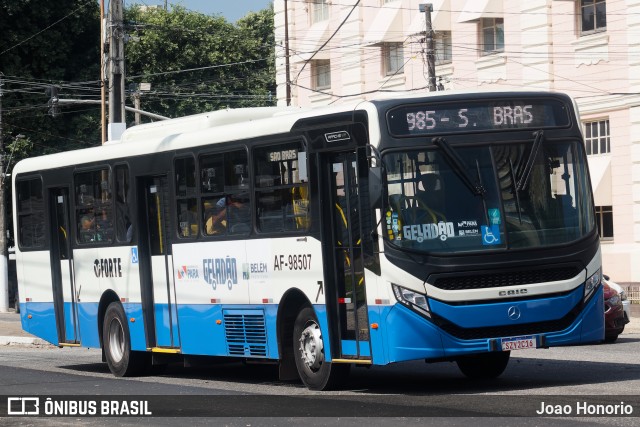 Viação Forte AF-98507 na cidade de Belém, Pará, Brasil, por Joao Honorio. Número da foto: #13236482.