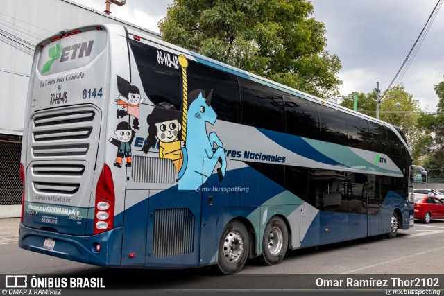 ETN - Enlaces Terrestres Nacionales 8144 na cidade de Gustavo A. Madero, Ciudad de México, México, por Omar Ramírez Thor2102. Número da foto: #13236168.