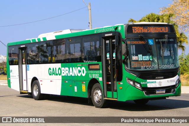 Viação Galo Branco RJ 181.052 na cidade de Niterói, Rio de Janeiro, Brasil, por Paulo Henrique Pereira Borges. Número da foto: #13236611.