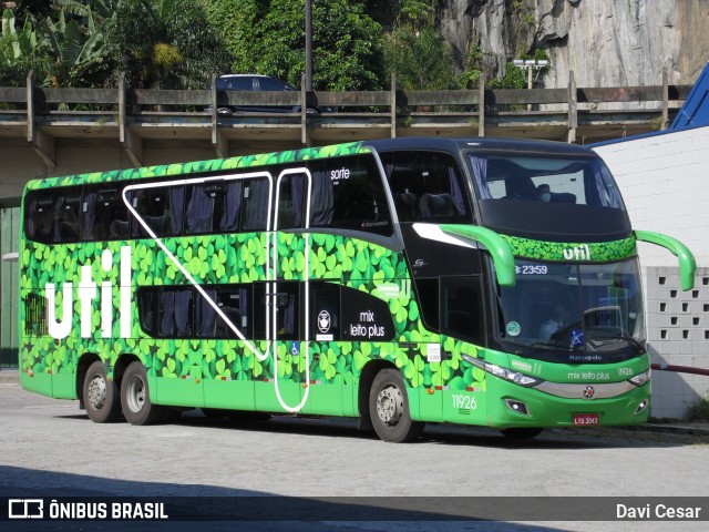 UTIL - União Transporte Interestadual de Luxo 11926 na cidade de Santos, São Paulo, Brasil, por Davi Cesar. Número da foto: #13234979.