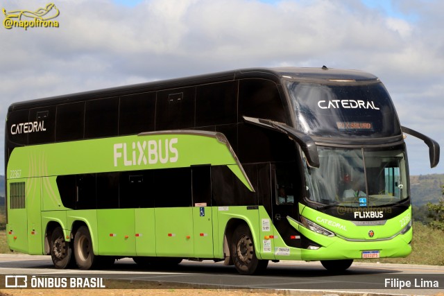 FlixBus Transporte e Tecnologia do Brasil 22367 na cidade de Jaguaquara, Bahia, Brasil, por Filipe Lima. Número da foto: #13236821.