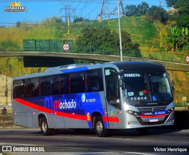 Transportes Machado RJ 162.078 na cidade de Duque de Caxias, Rio de Janeiro, Brasil, por Victor Henrique. Número da foto: #13236957.