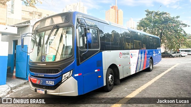 Viação Pirajuçara 11.522 na cidade de Taboão da Serra, São Paulo, Brasil, por Jackson Lucas. Número da foto: #13237514.