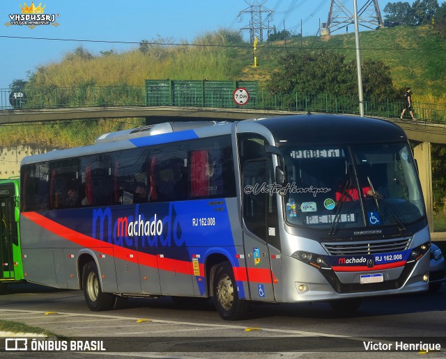 Transportes Machado RJ 162.008 na cidade de Duque de Caxias, Rio de Janeiro, Brasil, por Victor Henrique. Número da foto: #13236954.