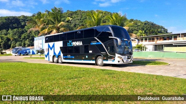 Empresa de Ônibus Nossa Senhora da Penha 64080 na cidade de Guaratuba, Paraná, Brasil, por Paulobuss  Guaratuba. Número da foto: #13236830.