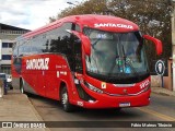 Viação Santa Cruz 39125 na cidade de Três Corações, Minas Gerais, Brasil, por Fábio Mateus Tibúrcio. Número da foto: #13237046.