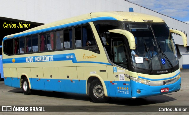 Viação Novo Horizonte 1021411 na cidade de Goiânia, Goiás, Brasil, por Carlos Júnior. Número da foto: #13240087.