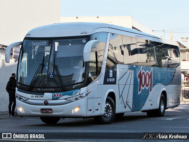 Auto Viação 1001 RJ 108.399 na cidade de Rio de Janeiro, Rio de Janeiro, Brasil, por Luiz Krolman. Número da foto: #13238769.
