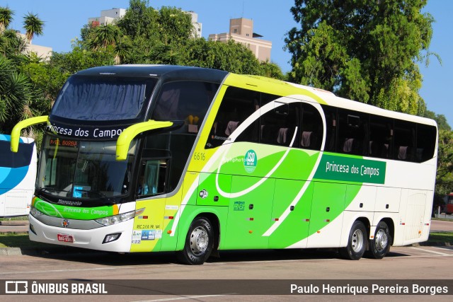 Expresso Princesa dos Campos 6616 na cidade de Curitiba, Paraná, Brasil, por Paulo Henrique Pereira Borges. Número da foto: #13239777.