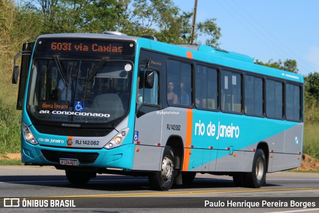 Expresso Rio de Janeiro RJ 142.082 na cidade de Magé, Rio de Janeiro, Brasil, por Paulo Henrique Pereira Borges. Número da foto: #13239821.