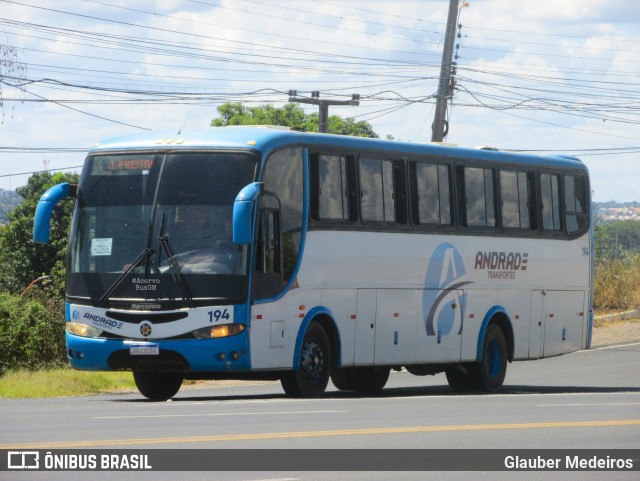Andrade Transportes 194 na cidade de Teresina, Piauí, Brasil, por Glauber Medeiros. Número da foto: #13240468.