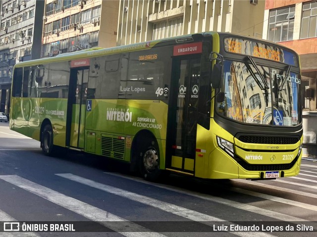 Viação Pendotiba 2.1.029 na cidade de Niterói, Rio de Janeiro, Brasil, por Luiz Eduardo Lopes da Silva. Número da foto: #13239399.