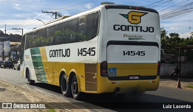 Empresa Gontijo de Transportes 14545 na cidade de Ilhéus, Bahia, Brasil, por Luiz Lacerda. Número da foto: #13238525.