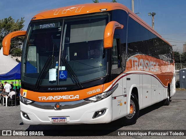 Transmega Transportes e Turismo 1958 na cidade de São Paulo, São Paulo, Brasil, por Luiz Henrique Fornazari Toledo. Número da foto: #13239080.