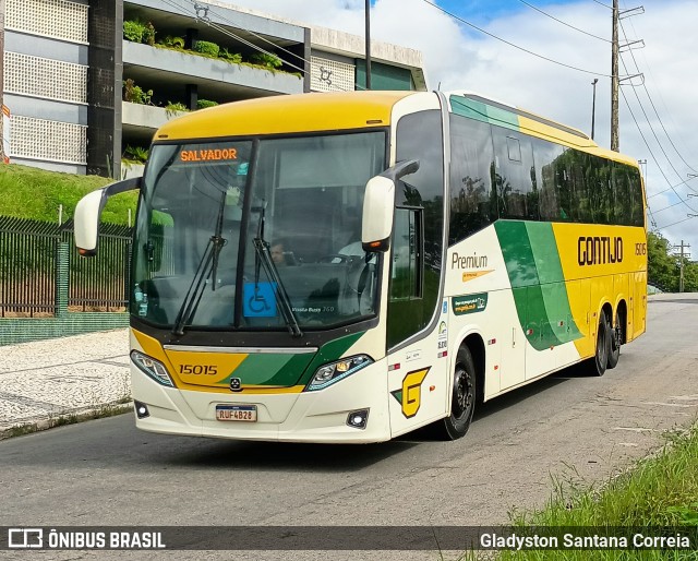 Empresa Gontijo de Transportes 15015 na cidade de Aracaju, Sergipe, Brasil, por Gladyston Santana Correia. Número da foto: #13238836.