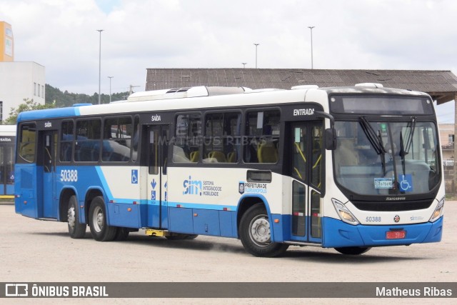 Transol Transportes Coletivos 50388 na cidade de Florianópolis, Santa Catarina, Brasil, por Matheus Ribas. Número da foto: #13240184.