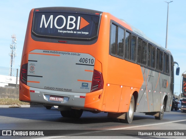MOBI Transporte 40610 na cidade de Hidrolândia, Goiás, Brasil, por Itamar Lopes da Silva. Número da foto: #13240071.