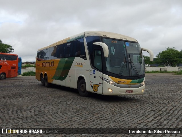 Empresa Gontijo de Transportes 18670 na cidade de Caruaru, Pernambuco, Brasil, por Lenilson da Silva Pessoa. Número da foto: #13240615.