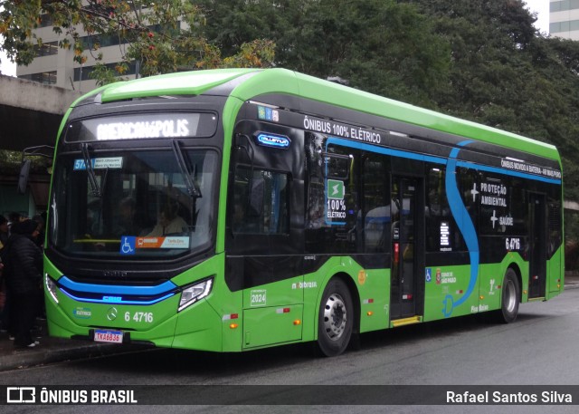 Viação Paratodos > São Jorge > Metropolitana São Paulo > Mobibrasil 6 4716 na cidade de São Paulo, São Paulo, Brasil, por Rafael Santos Silva. Número da foto: #13237879.